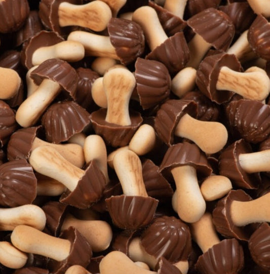 Champignons Biscuits avec son Chocolat